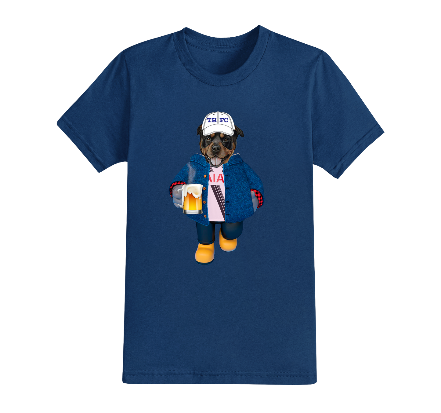 5 : Man's Best Friend Football T-shirt - Pick your own shirt for the dog to wear