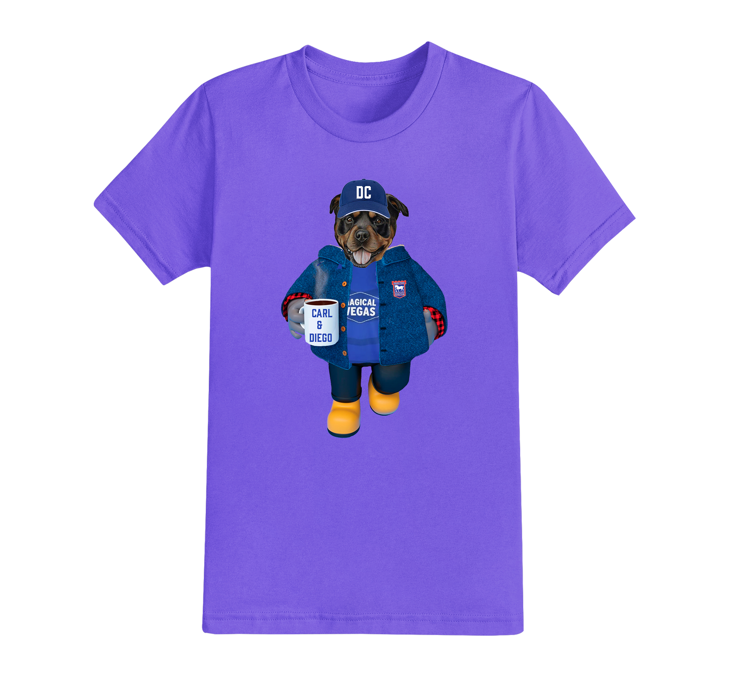 5 : Man's Best Friend Football T-shirt - Pick your own shirt for the dog to wear