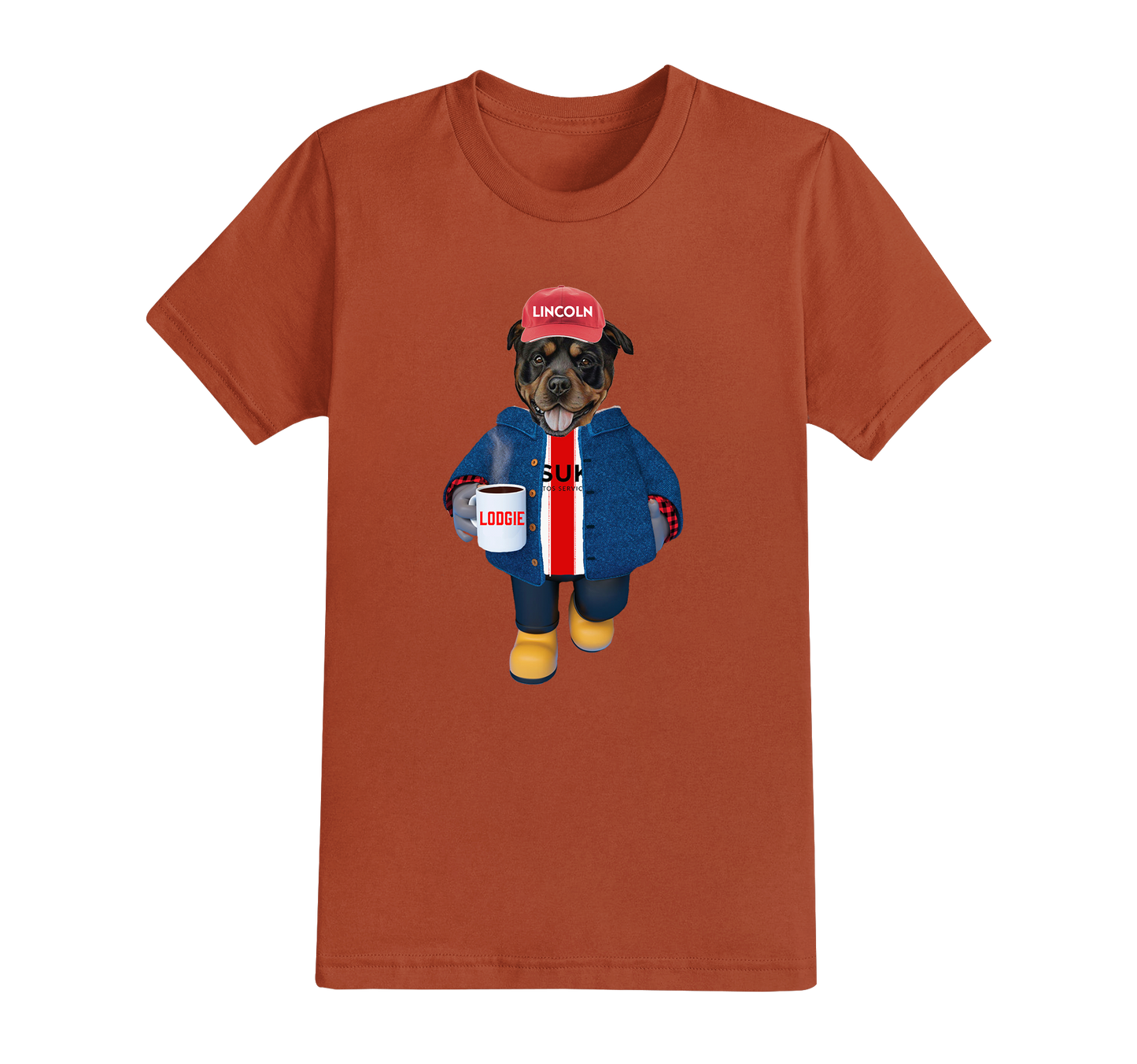 5 : Man's Best Friend Football T-shirt - Pick your own shirt for the dog to wear