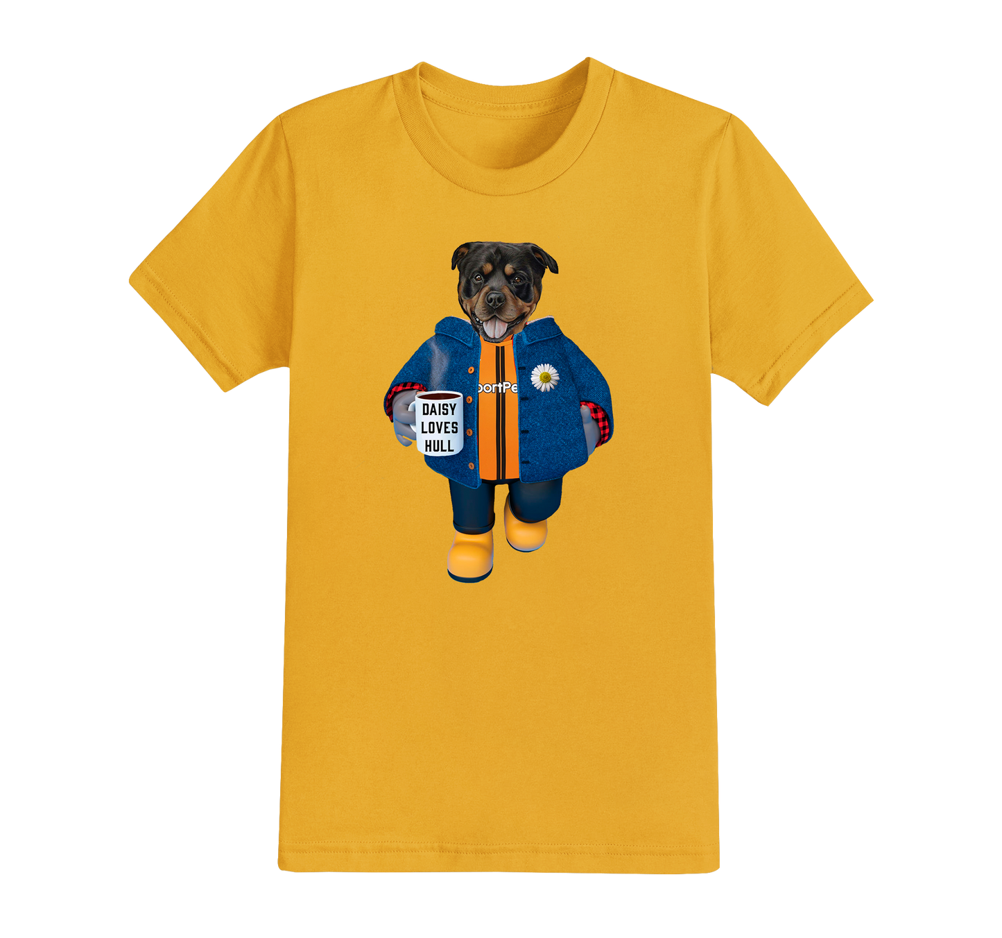 5 : Man's Best Friend Football T-shirt - Pick your own shirt for the dog to wear